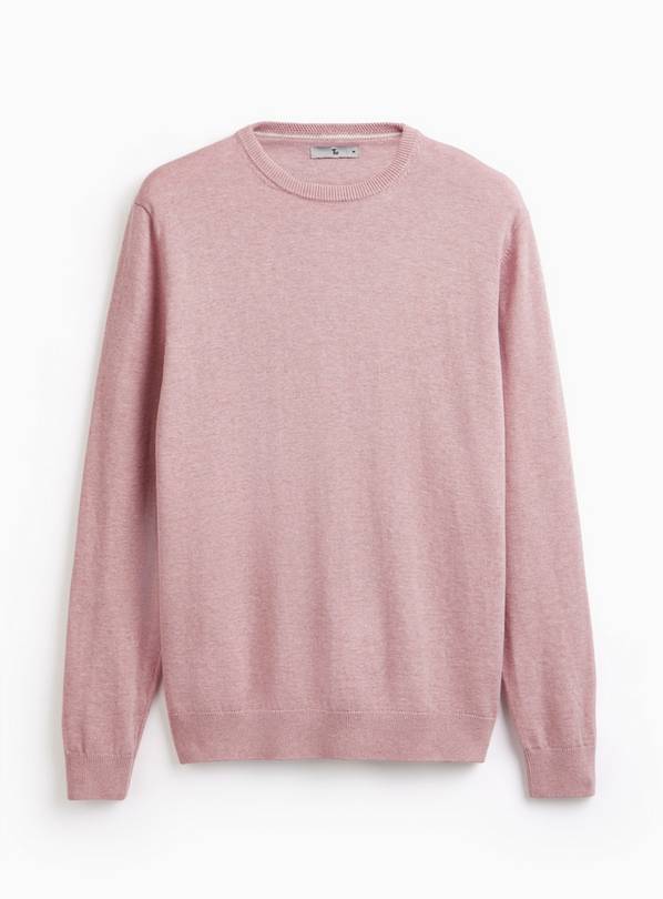 Pink Core Crew Neck Jumper M
